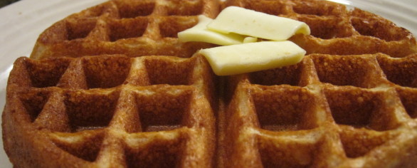 Gluten free whole grain blender waffles.