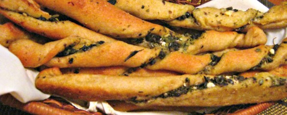 Whole Wheat Bread-sticks with a Twist